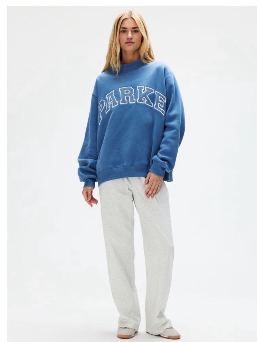PARKE WASHED INDIGO+ DENIM NWT S/M